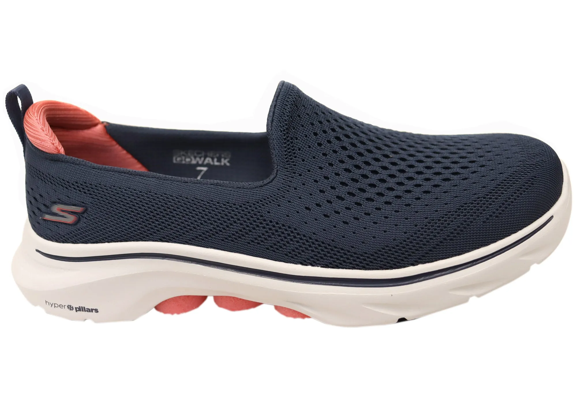 Customizable Skechers Womens GOwalk 7 Vina Comfortable Slip On Shoes Beachwear