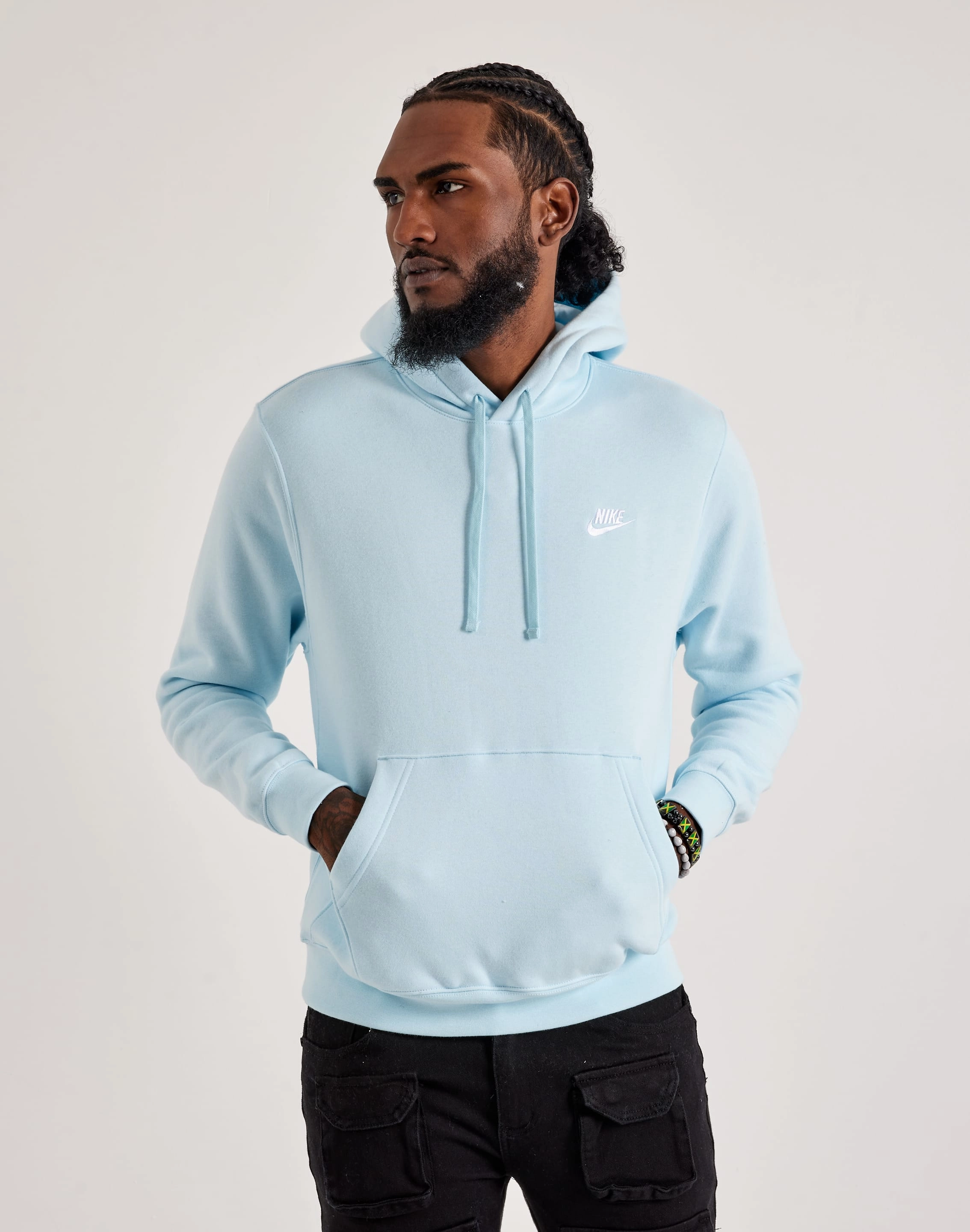 Denim - based fashion Nike Club Fleece Pullover Hoodie Recycled fashion materials