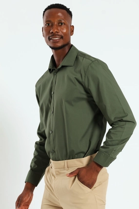 Easy Care Shirt - Fatigue Quality apparel Online fashion shopping