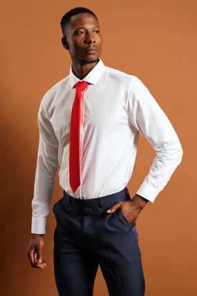 Easy Care Shirt - White Budget - friendly fashion Everyday wear