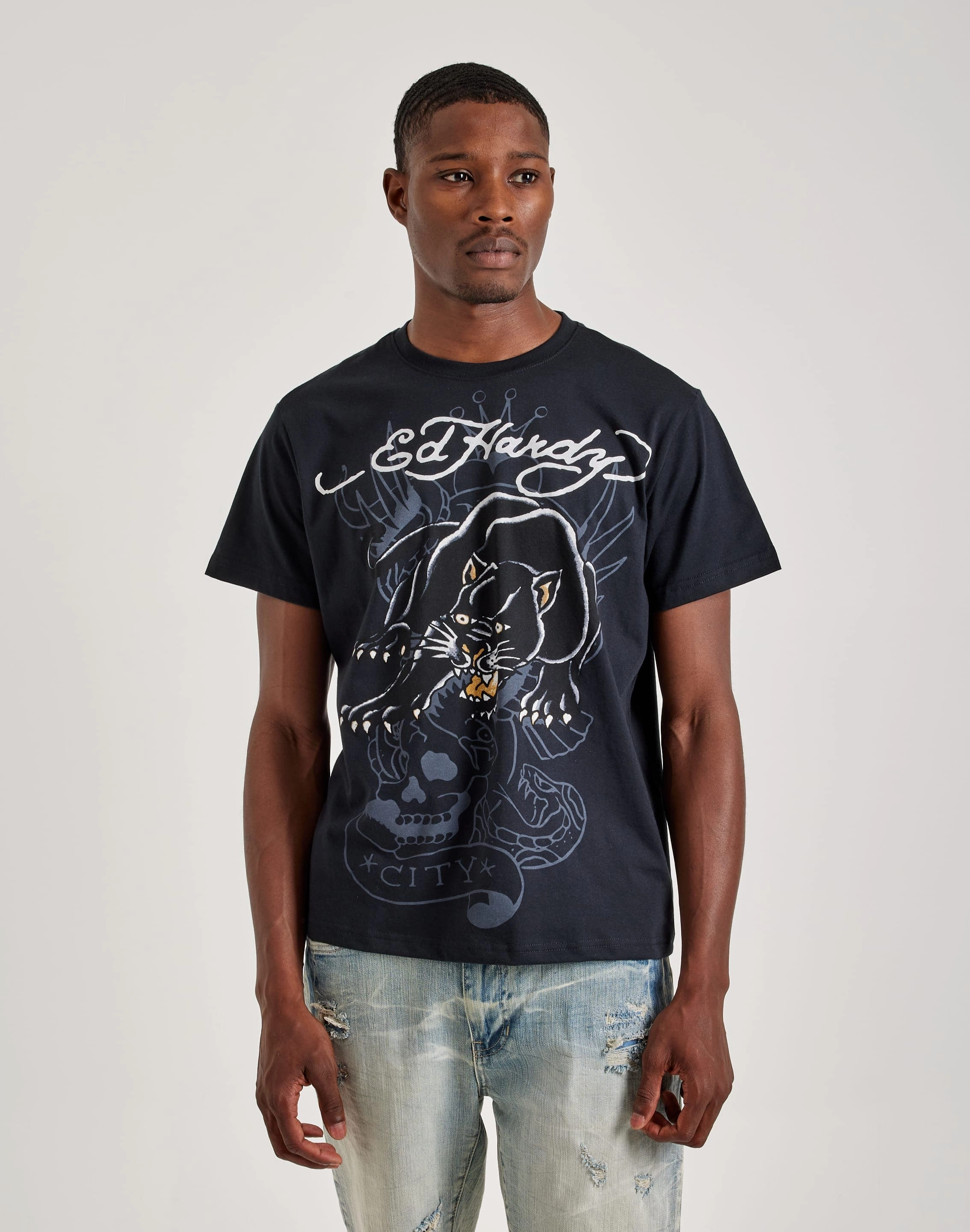 Ed Hardy Crouching Panther Tee Fashionable options