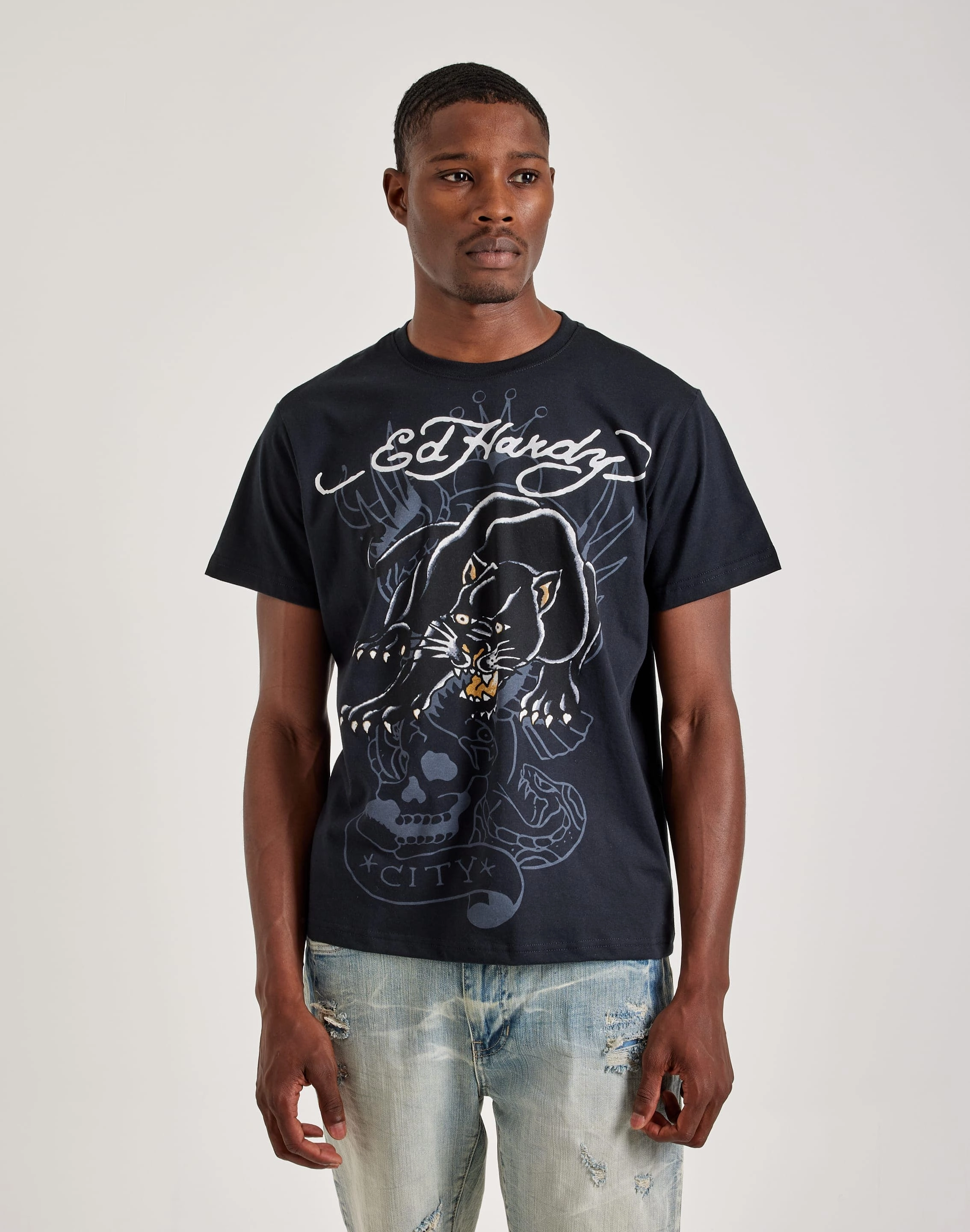 Ed Hardy Crouching Panther Tee Fashionable options