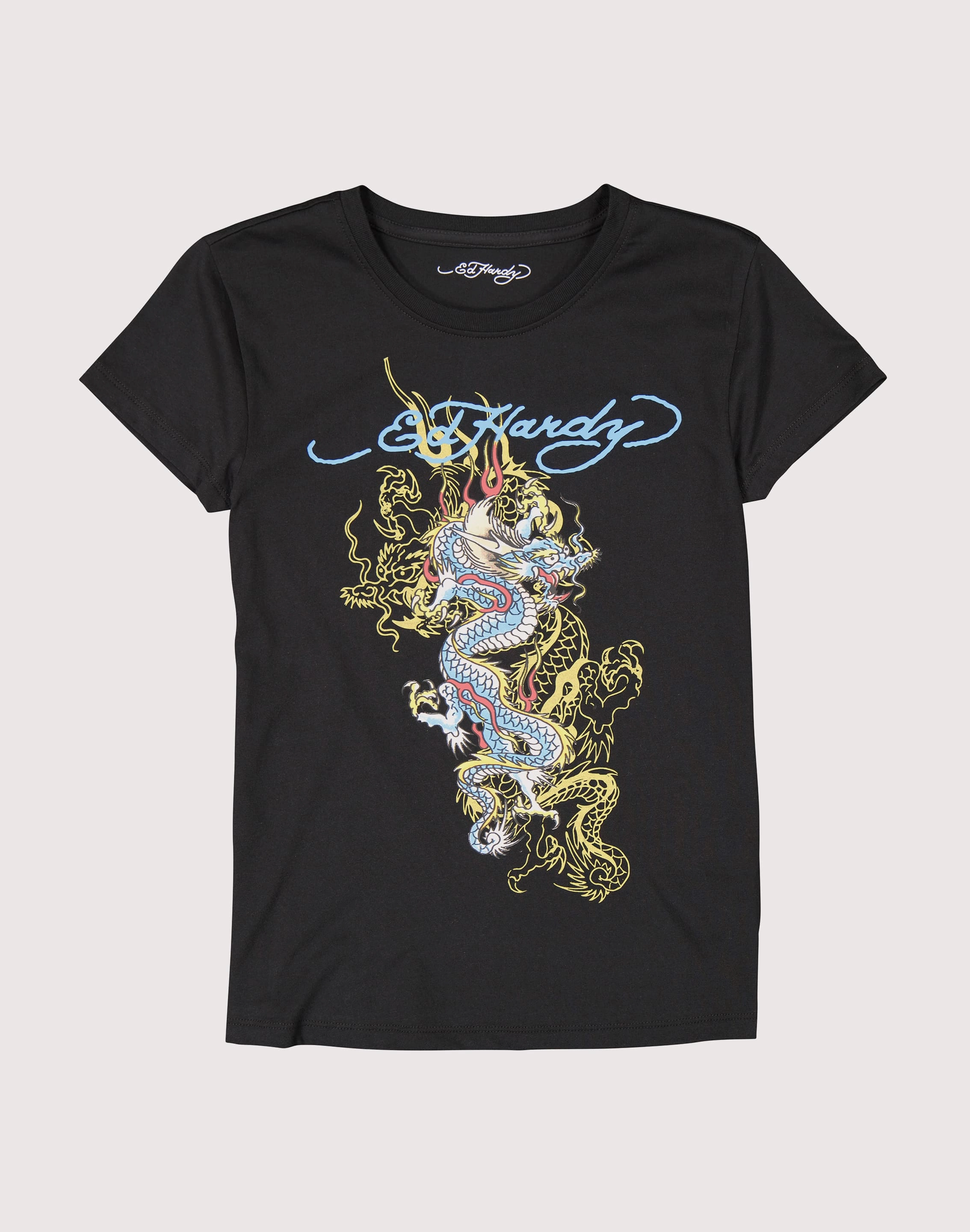 Ed Hardy Dragon Black Tee Athleisure fashion Modern fashion