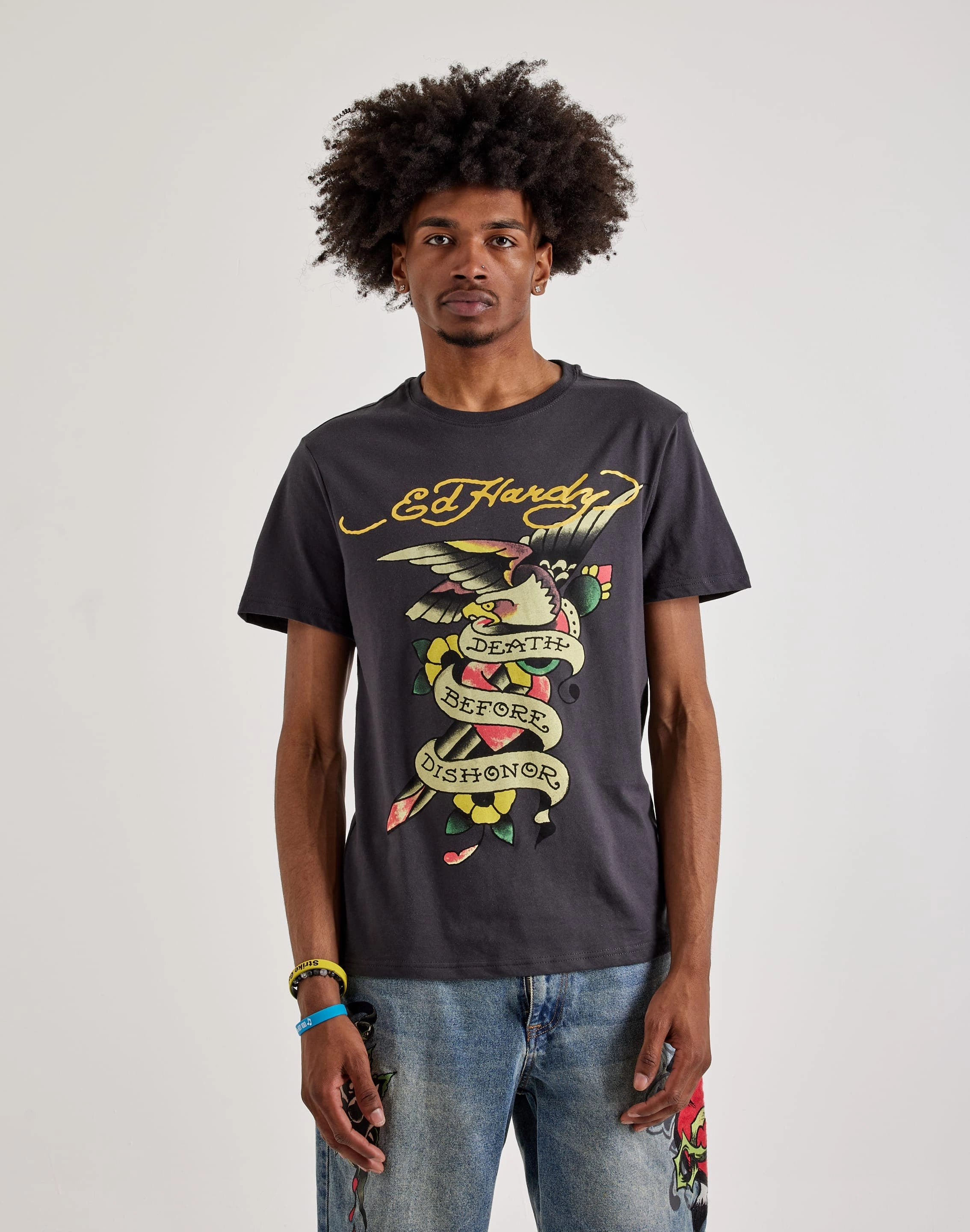 Fashion inspiration Ed Hardy  Eagle Short Sleeve Tee Fashionable options
