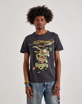 Ed Hardy  Eagle Short Sleeve Tee Military - inspired fashion Fashion for all ages