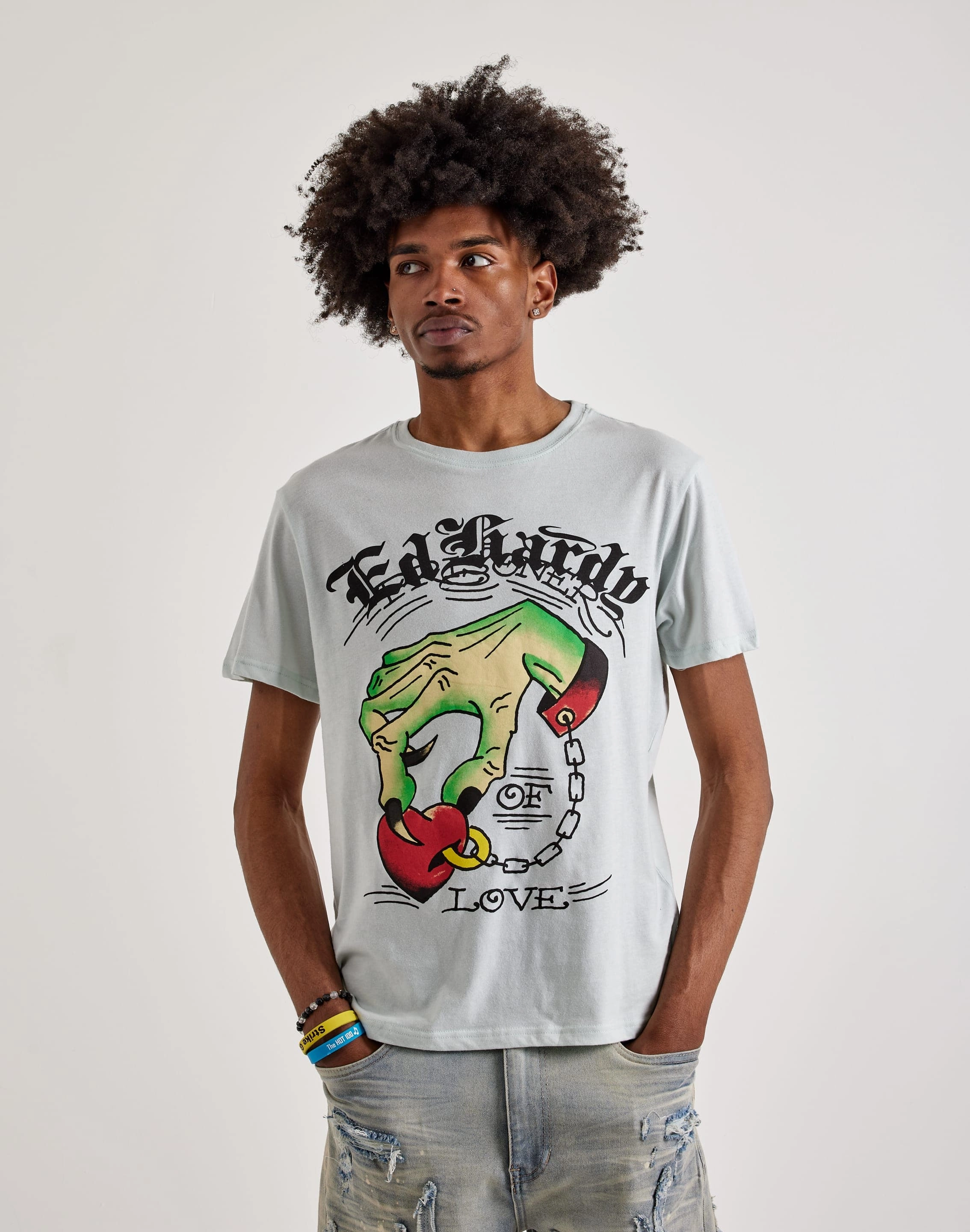 Formal wear selections Ed Hardy  Heart Hand Short Sleeve Tee Swimwear selections