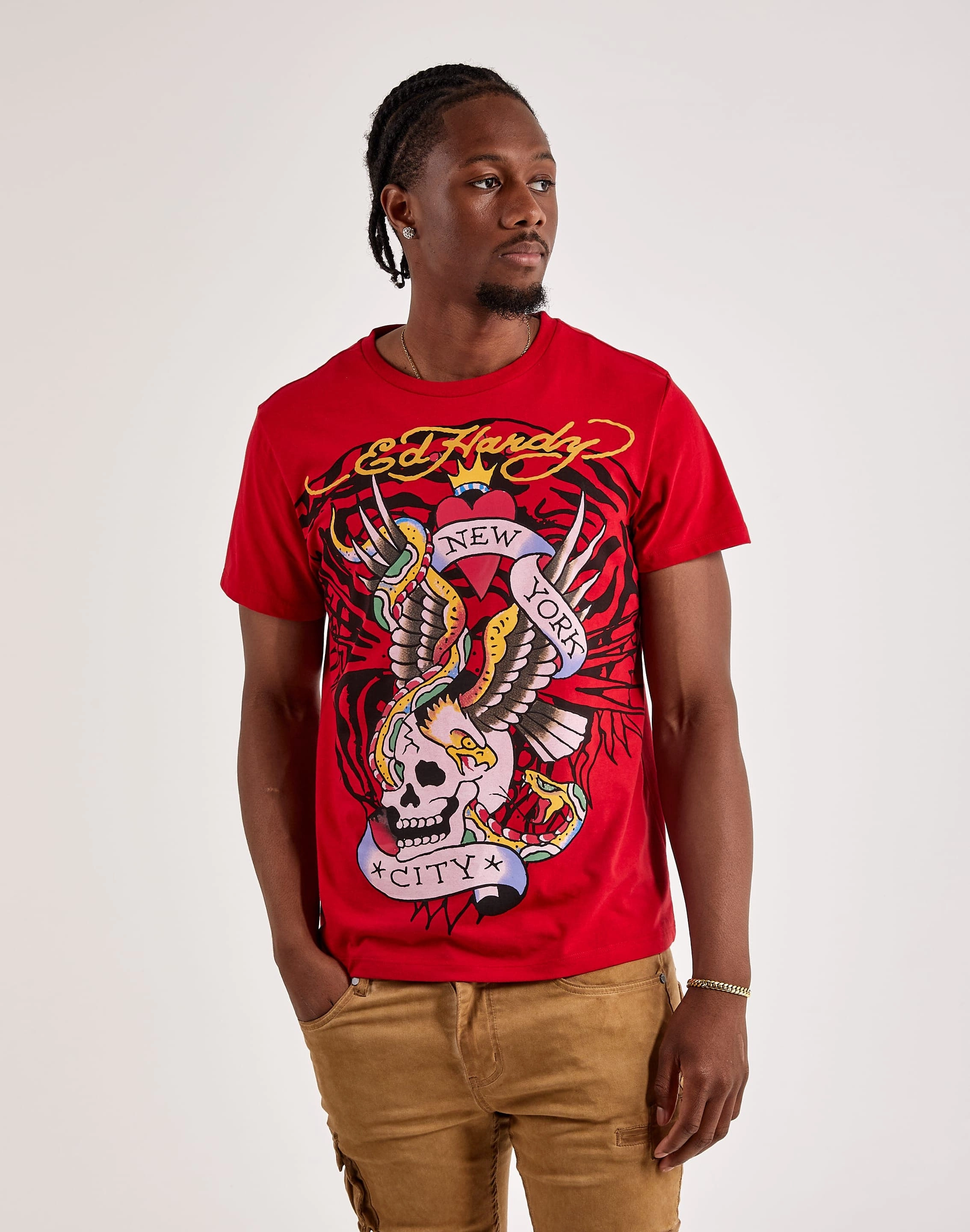 Ed Hardy NYC Eagle Tee Fashion culture Denim - based fashion