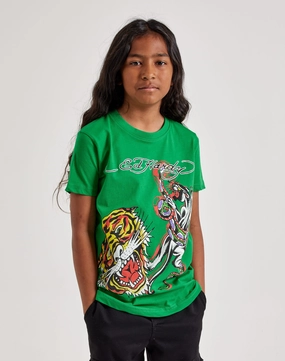 Ed Hardy Panther Lion Tee Grade-School Free shipping offers Fashion influencers' recommendations
