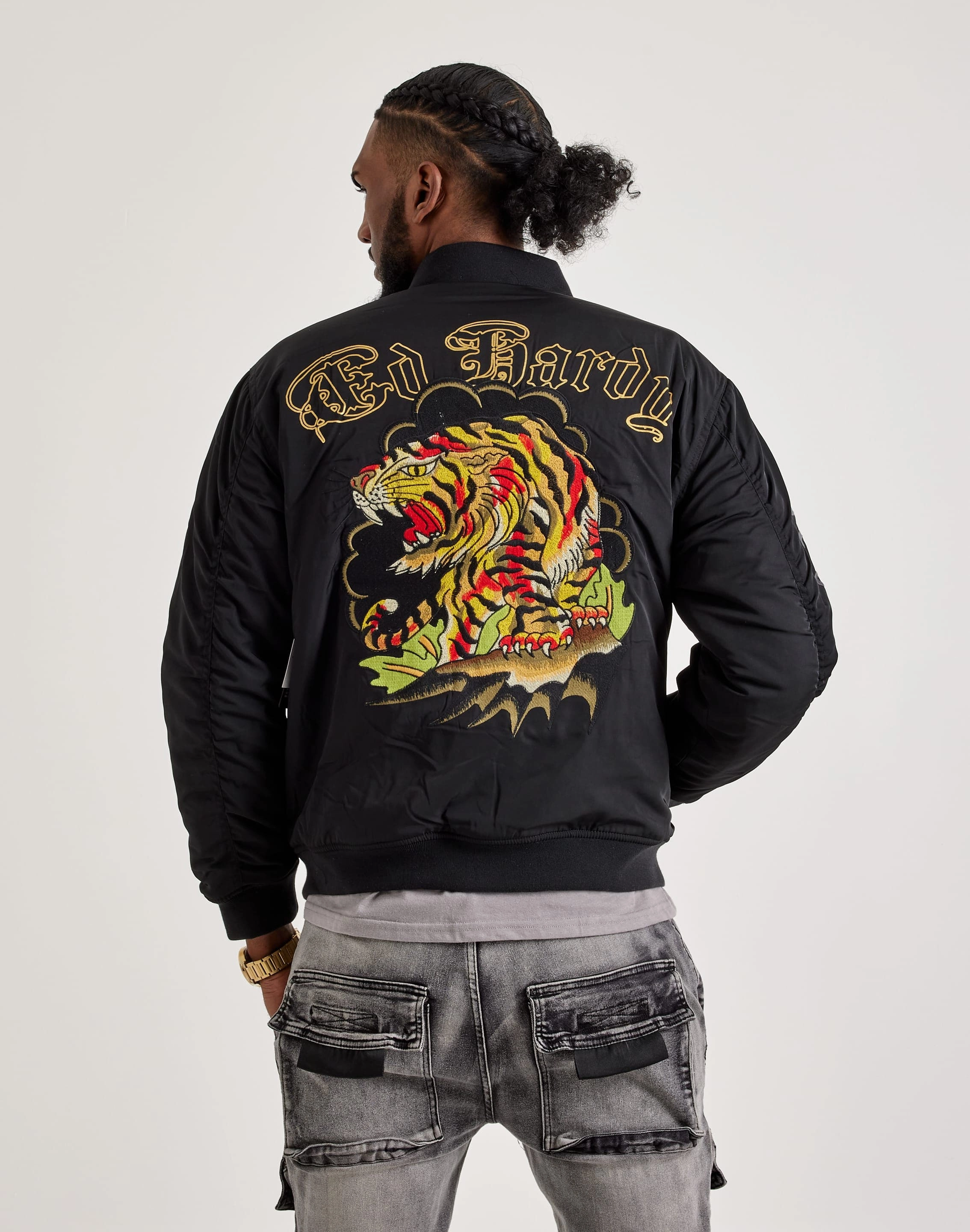 Ed Hardy Tiger Bomber Jacket Modern fashion
