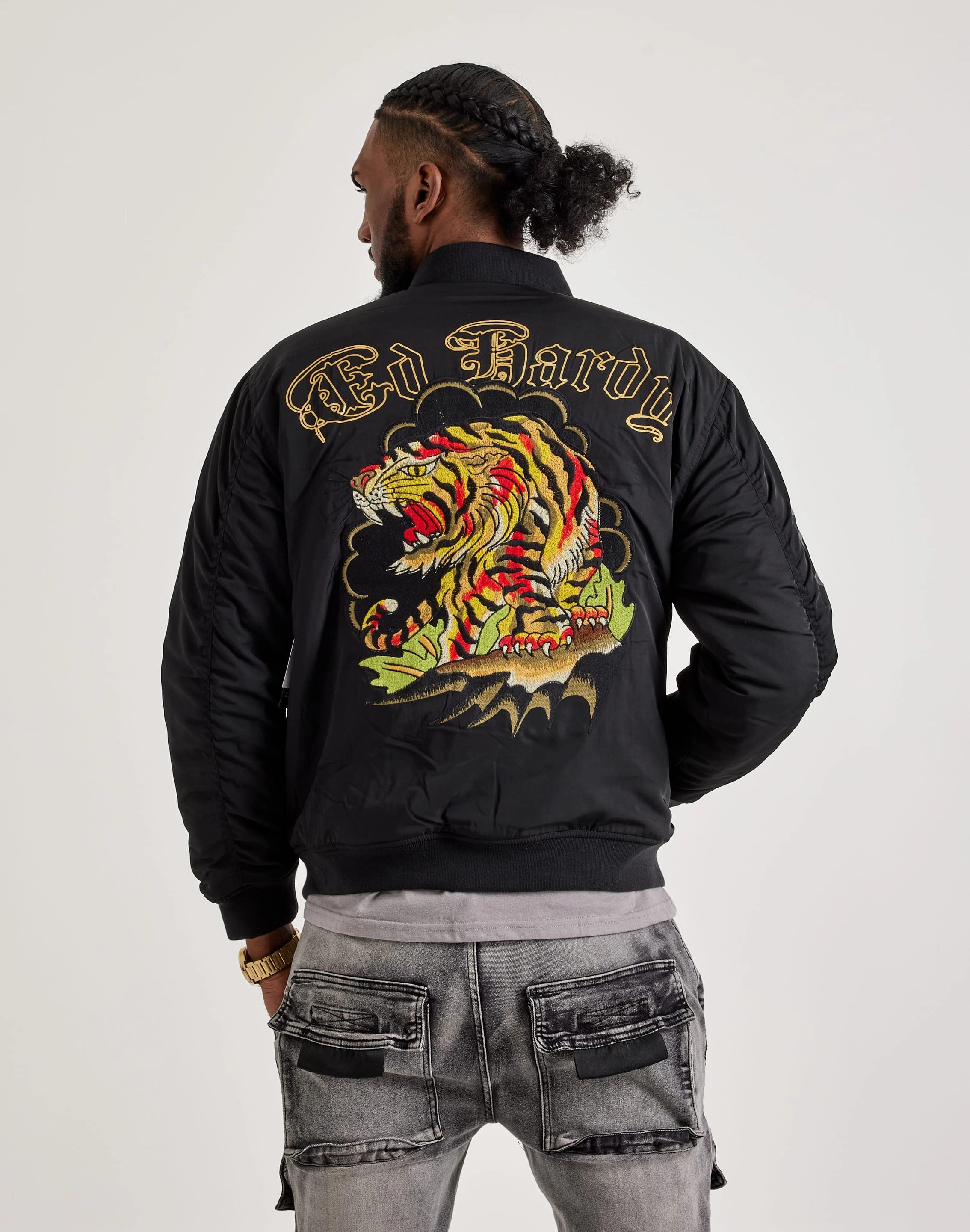 Ed Hardy Tiger Bomber Jacket Modern fashion