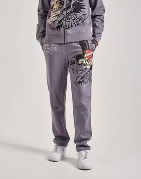 Embroidered fashion Ed Hardy Skull Sweatpants Seasonal wear