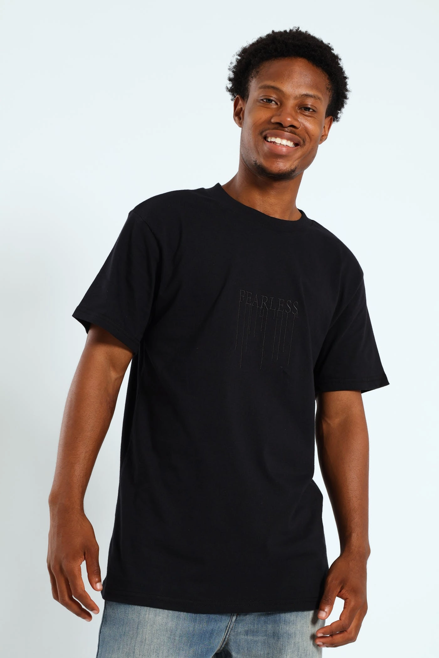 Embroidery Tee - Black
