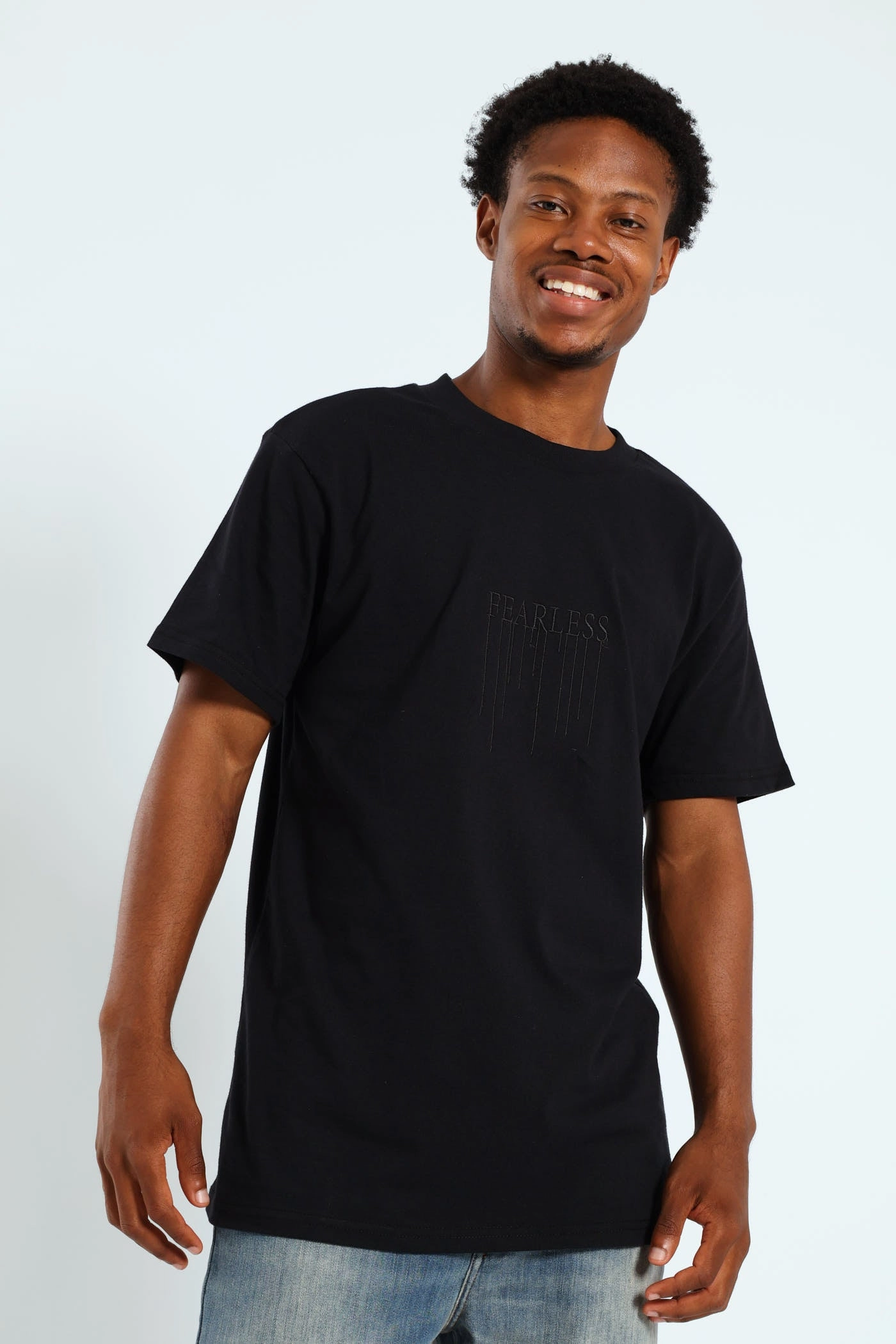 Embroidery Tee - Black