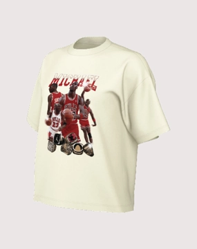 Evening wear Nike Jordan Oversized Graphic Mixtape Tee Linen - crafted fashion