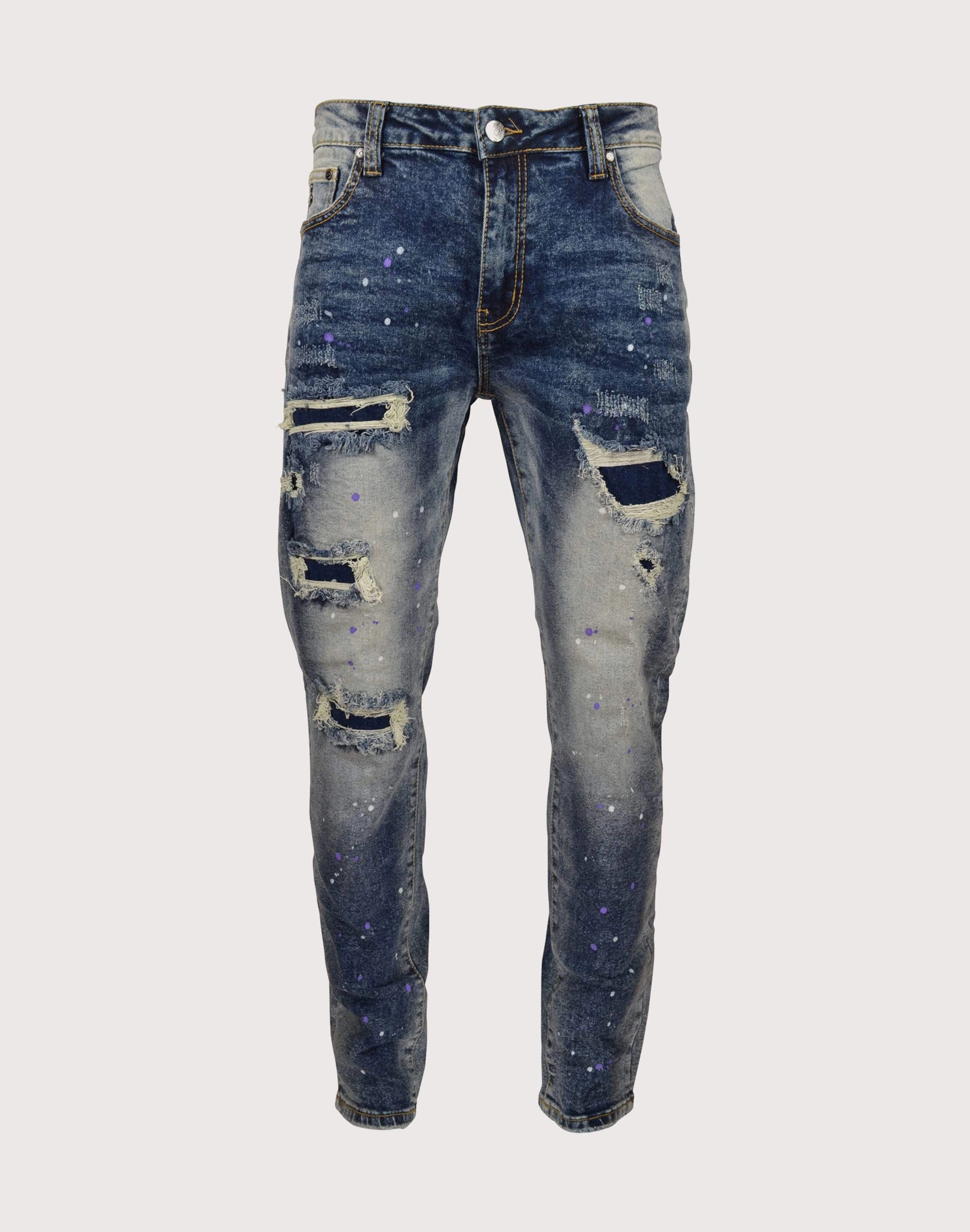Grindhouse Rips With Backing Slim Fit Jeans Fashionable goods Fashionable goods