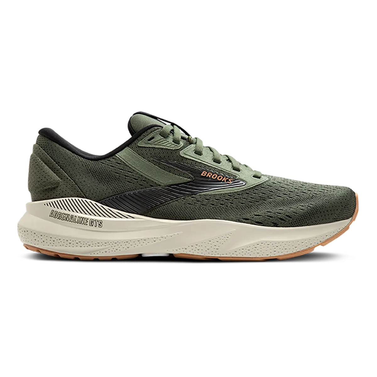 Eye-catching Brooks Adrenaline GTS 24 Thyme - Black - Chateau Grey Crucial