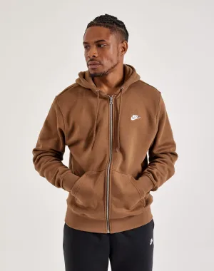 Fashion lookbook Nike Club Full-Zip Fleece Hoodie Online fashion shopping