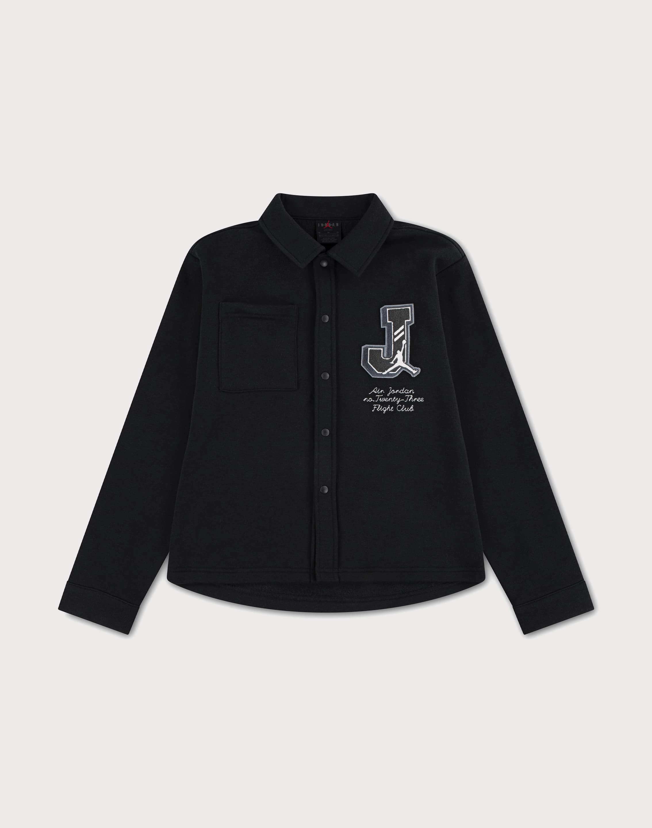 Jordan Court Of Legends Long Sleeve Big Boys' Black Shirt Fashion essentials Clearance fashion