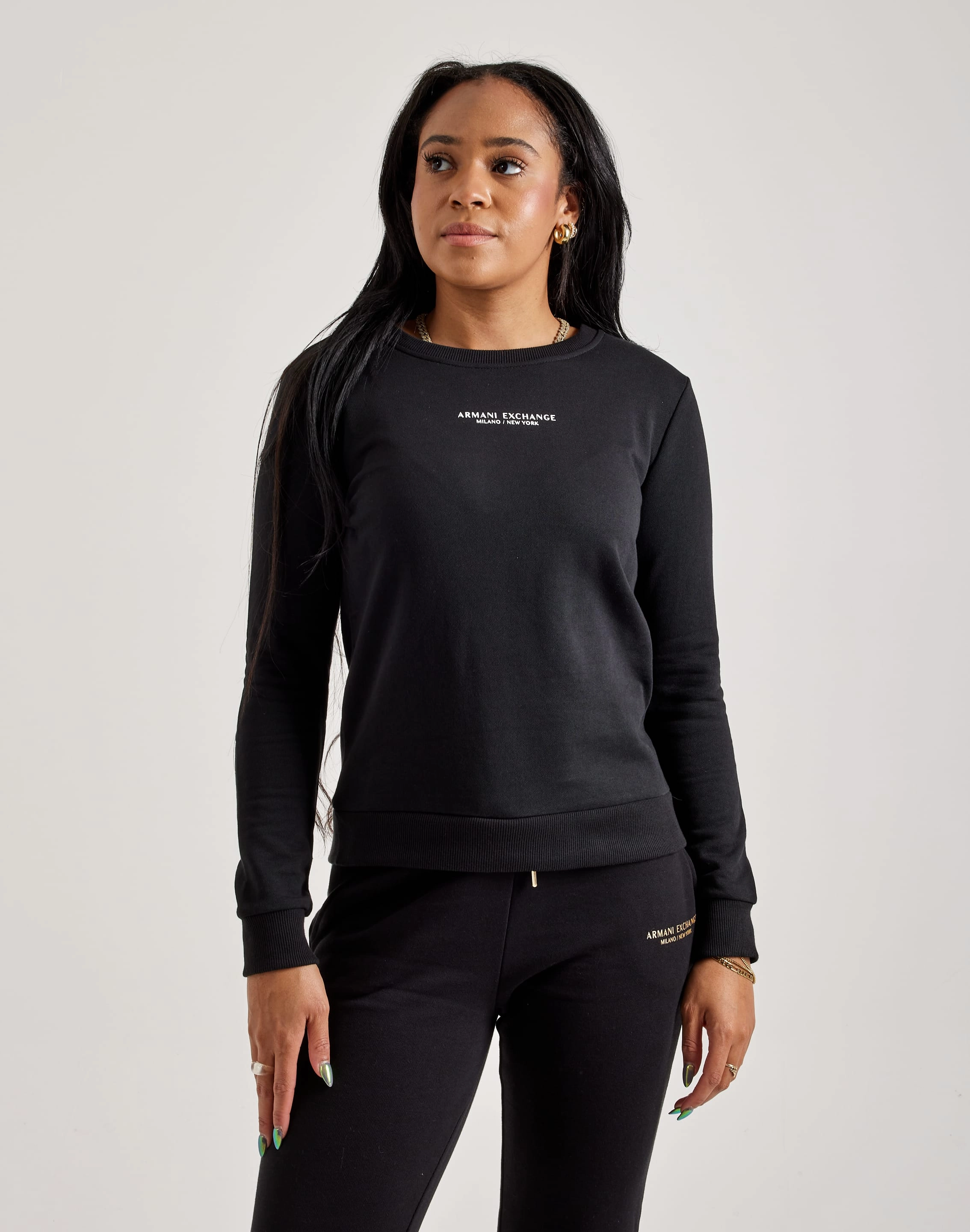 Clothing types Armani Exchange Milano NY Crewneck Sweatshirt Denim products