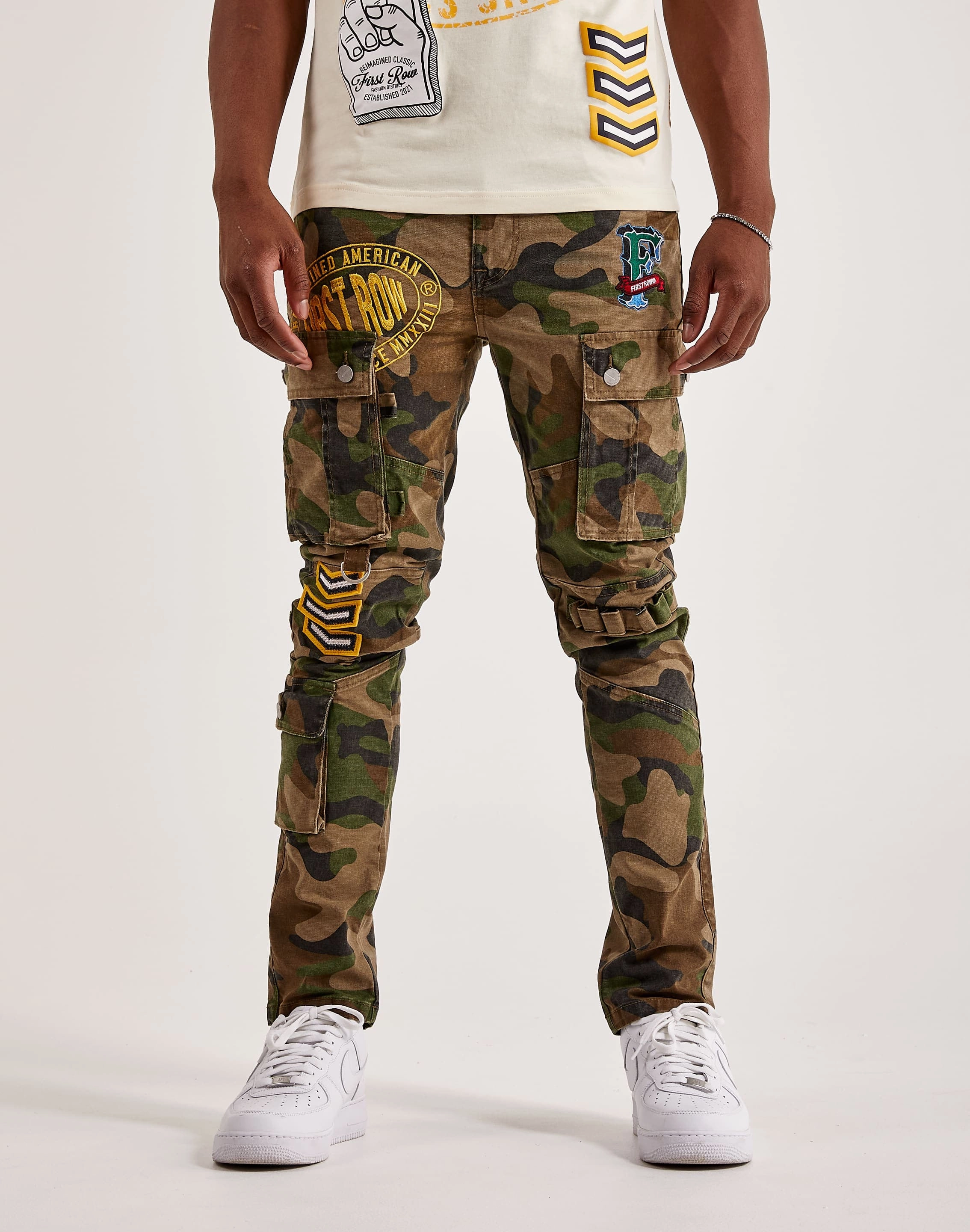 Suede - finished fashion First Row Cargo Pants Workwear options