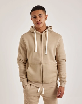 Fashion brands DH Essentials Basic Full-Zip Fleece Hoodie Fashion for all ages