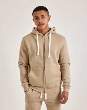 Fashion brands DH Essentials Basic Full-Zip Fleece Hoodie Fashion for all ages
