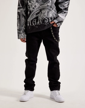 Fashion brands Kilogram Chain Rivet Jeans Fashion inspiration