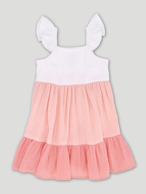 Fashion care (washing, ironing, etc.) Baby Girls Crinkle Cotton Dress Military - inspired fashion