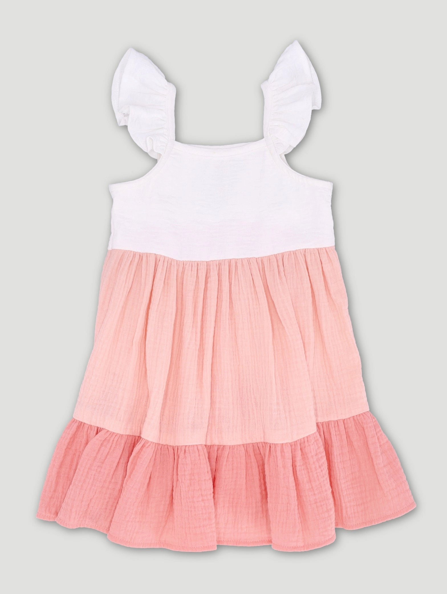 Fashion care (washing, ironing, etc.) Baby Girls Crinkle Cotton Dress Military - inspired fashion