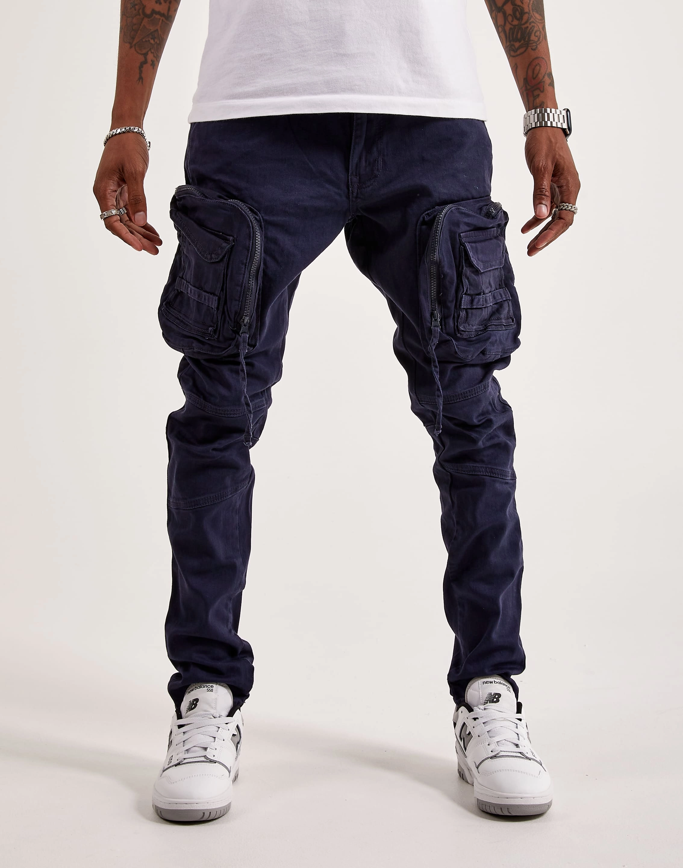 Athleisure fashion Smoke Rise Twill Slim Tapered Cargo Pants High - end fashion