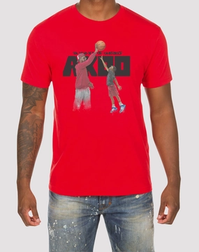 Fashion culture Akoo Hoops Red Tee Fashion catalog