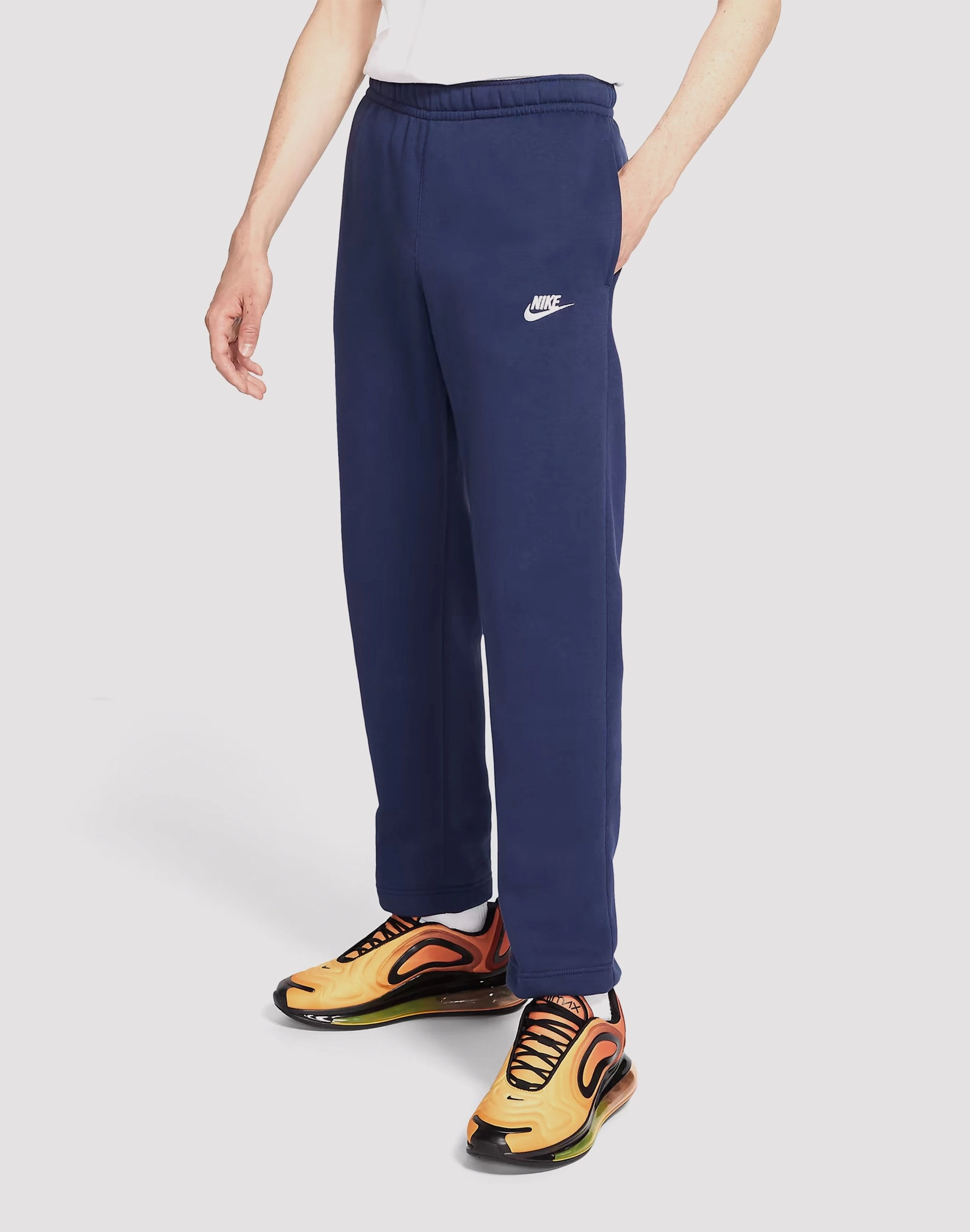 Nike Club Fleece Open Hem Sweatpants Embroidered fashion Fashion catalog