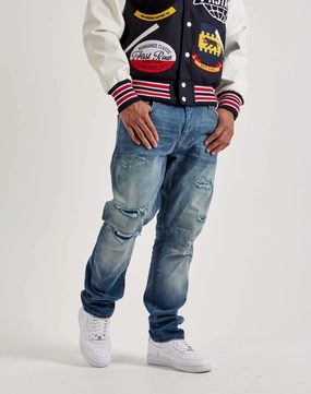 Fashion essentials Jordan Craig Collins Straight Jeans High - end fashion