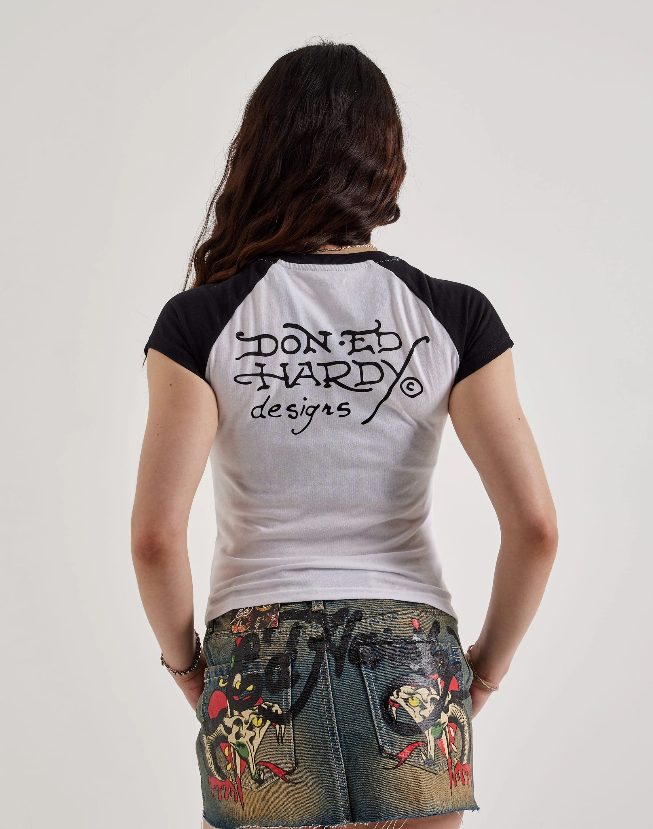 Fashion events Ed Hardy Heart Wings Raglan Tee