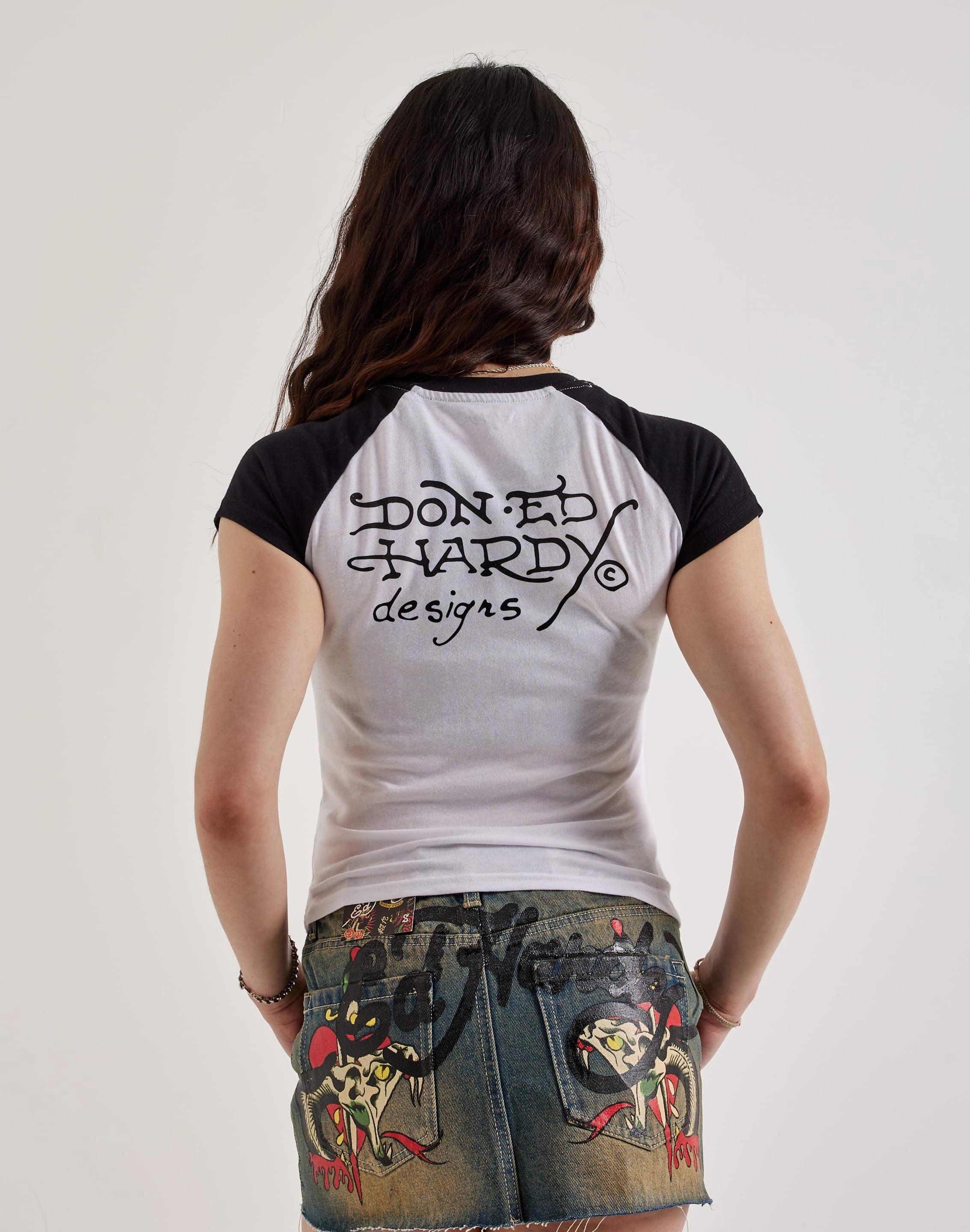 Fashion events Ed Hardy Heart Wings Raglan Tee