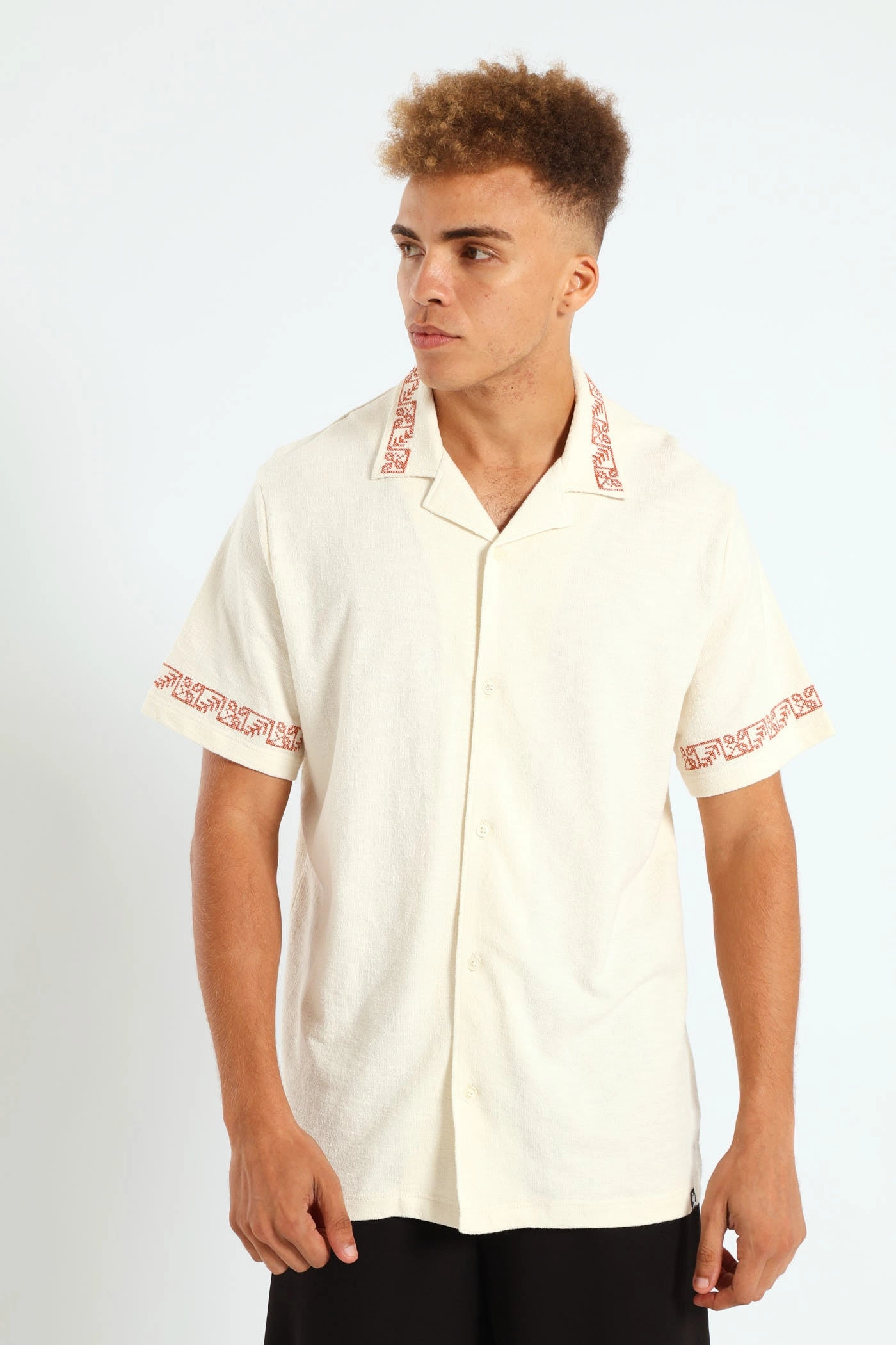 Fashion events Resort Embroidered Knit Shirt - Off White Fashion influencers' recommendations