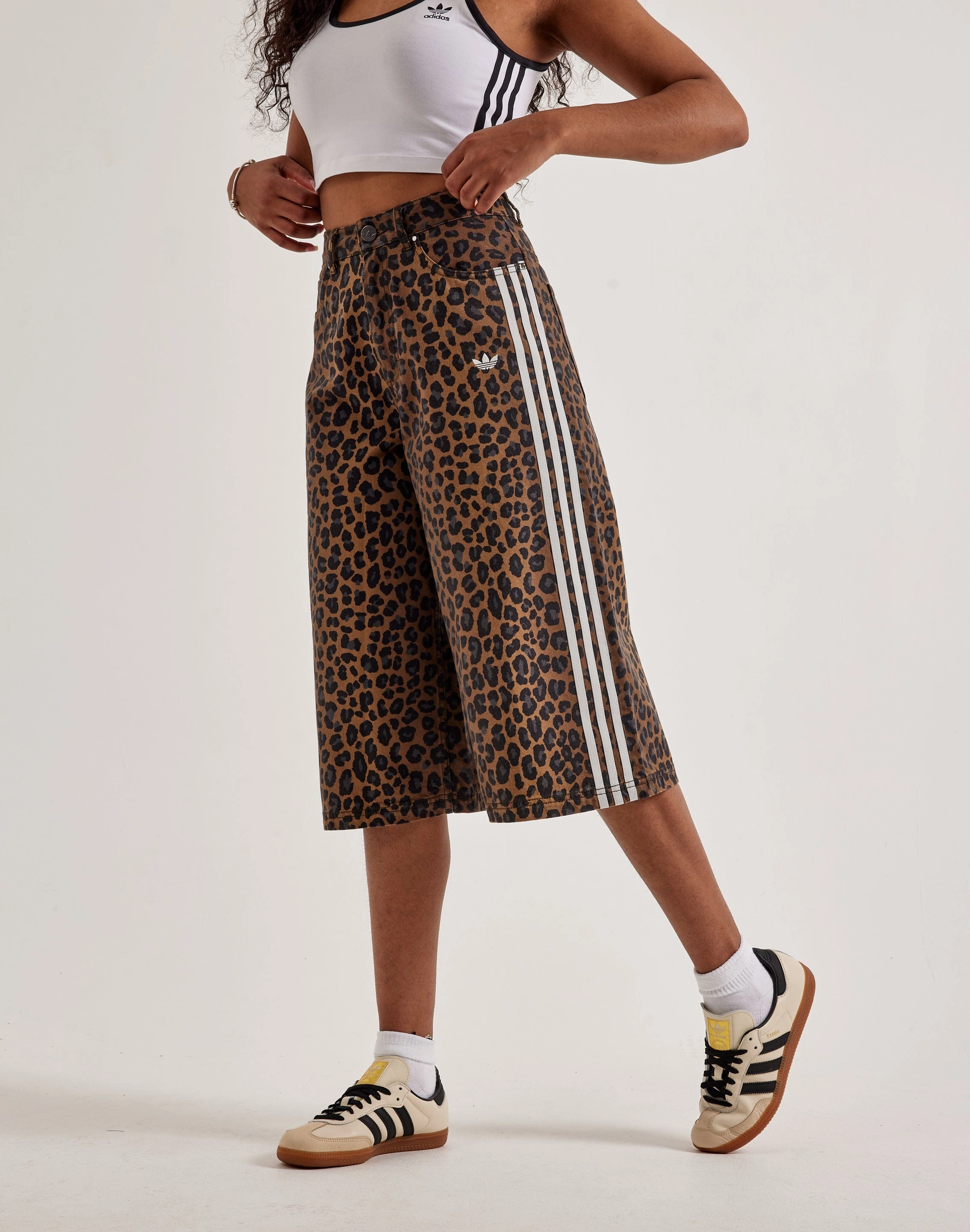 Fashion exhibitions Adidas Denim Bermuda Shorts Clothing assortments