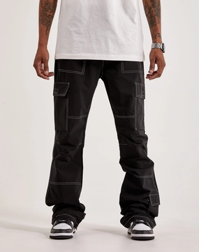 Fashion exhibitions American Stitch Stacked Leg Contrast Pants Beachwear items