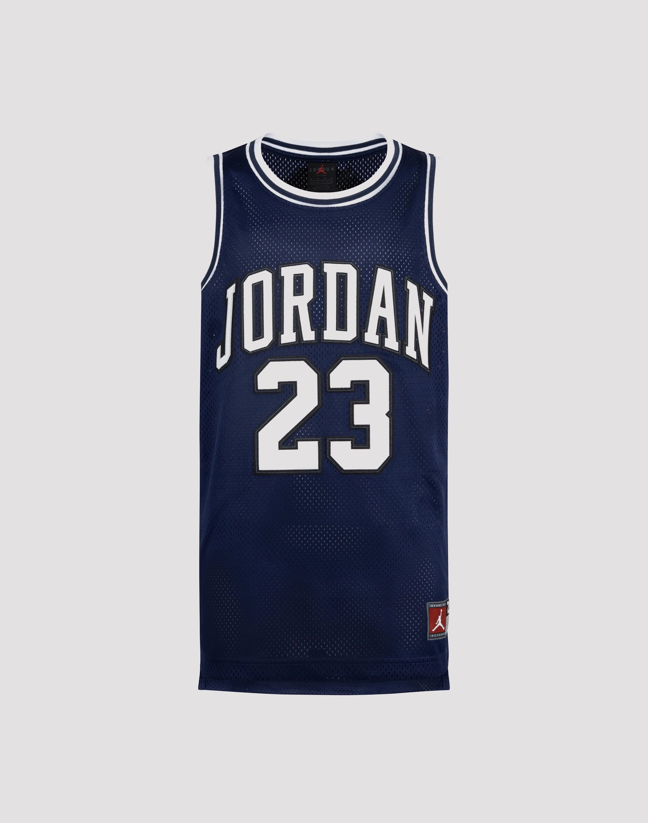 Jordan Big Boys'  Mid Jersey - Navy Spandex - incorporated fashion Fashion history