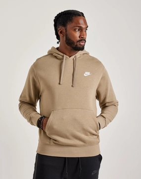 Fashion exhibitions Nike Club Fleece Pullover Hoodie Leather - material fashion
