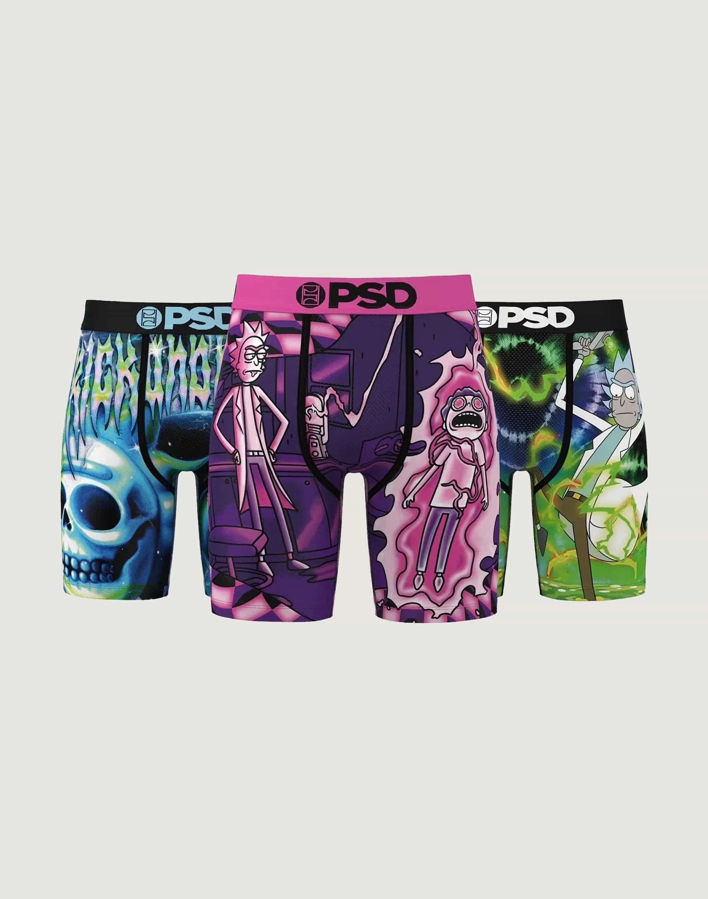 Clothing prices Psd Underwear Rick & Morty Dimension 3 Pack Boxer Briefs Fashion for all body types