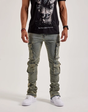 Fashion exhibitions WAIMEA Stacked Cargo Jeans Suede - finished fashion