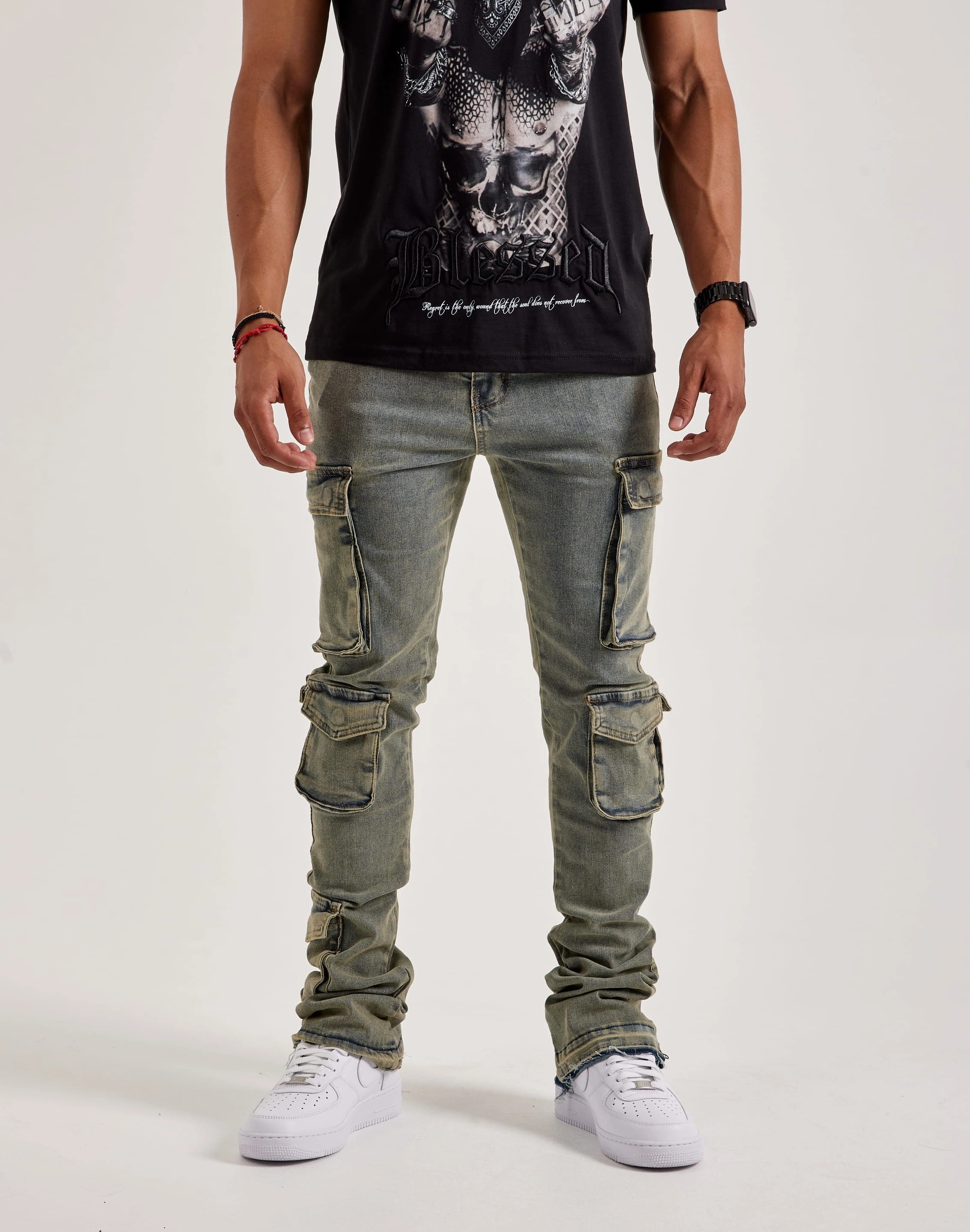 Seasonal wear WAIMEA Stacked Cargo Jeans New fashion arrivals