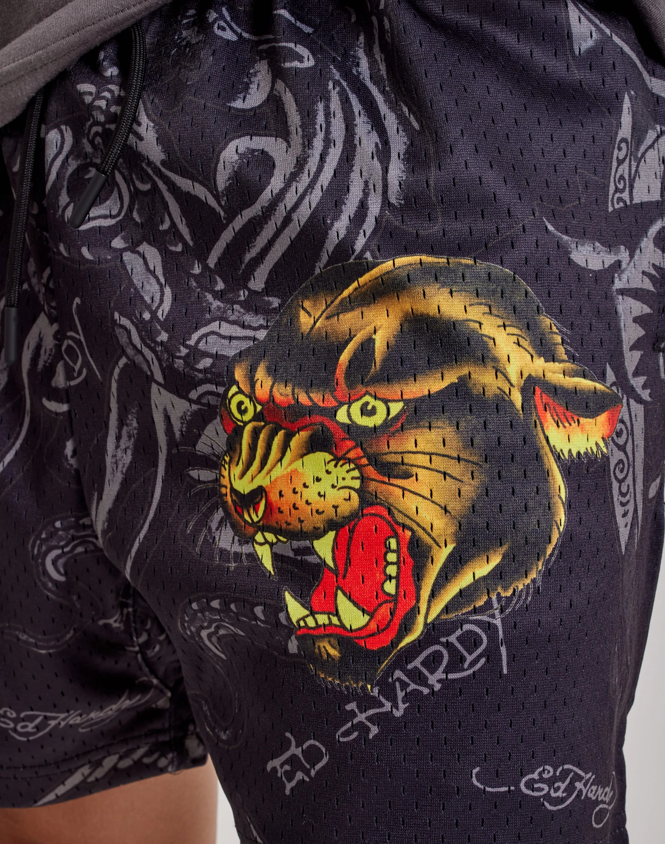Fashion for all ages Ed Hardy Panther Mesh Shorts
