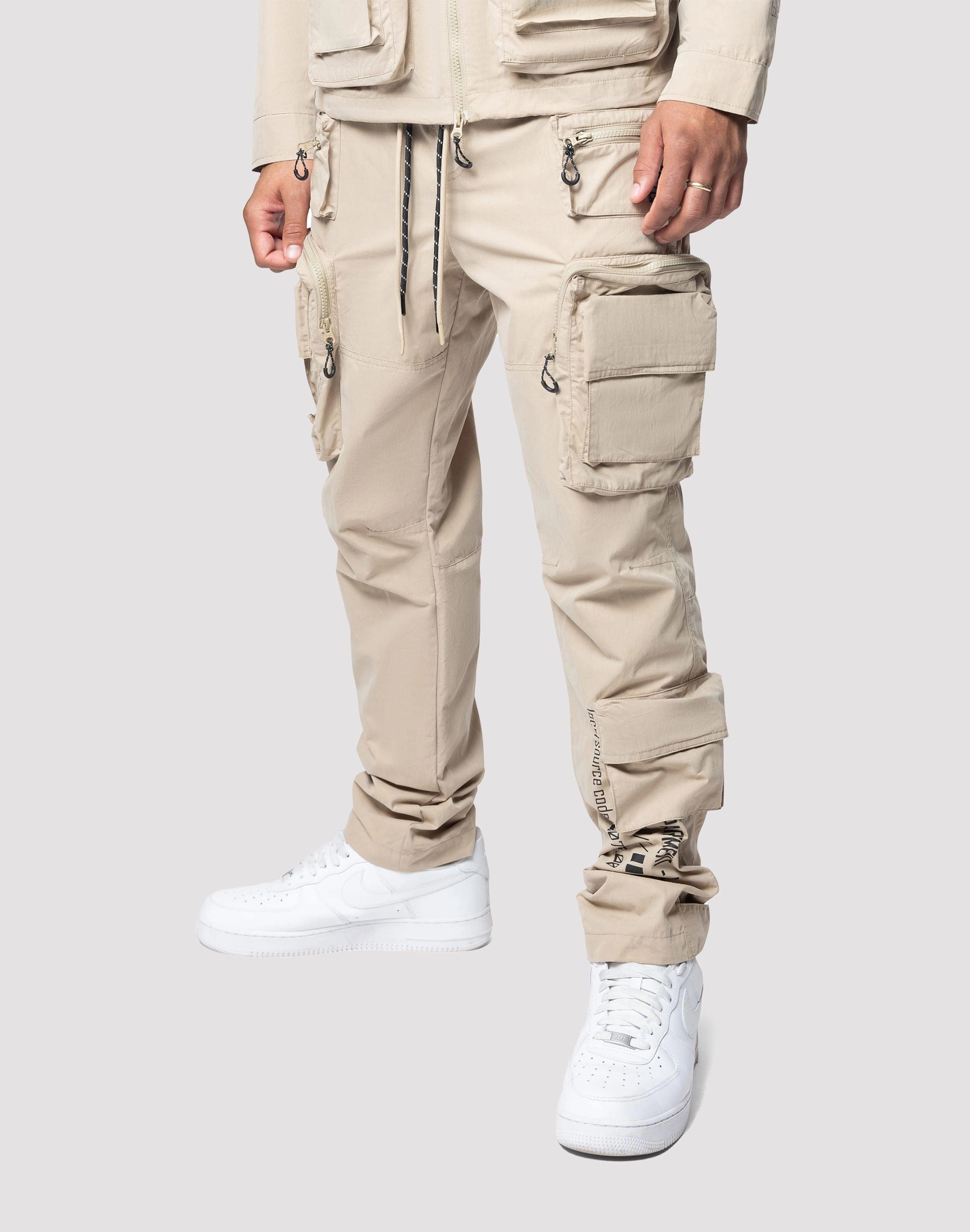 Fashion for all ages Grindhouse Utility Khaki Nylon Pants