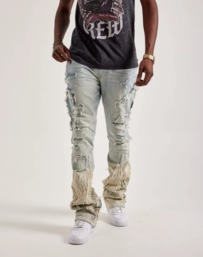 Fashion for all ages Smoke Rise Flame Rip & Repair Stacked Jeans Sustainable fashion practices