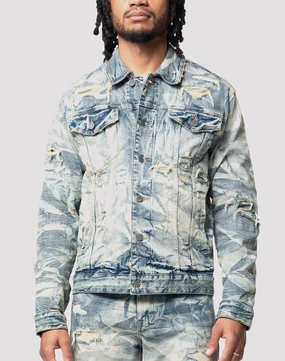 Fashion forecasting Grindhouse Lightning Effect Denim Jacket Designer fashion items
