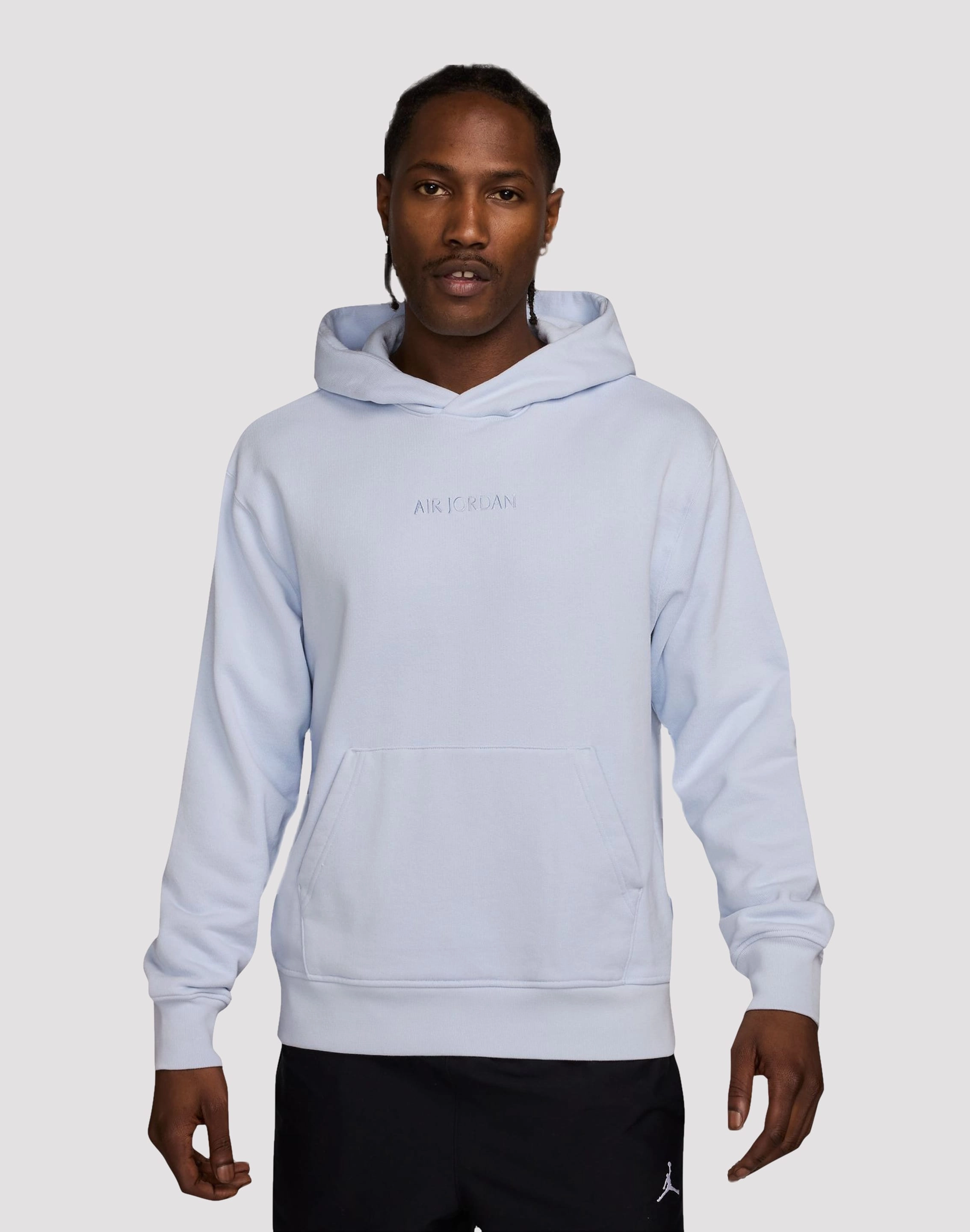 Fashion forecasting Jordan Air Wordmark Fleece Grey Pullover Fashion must - haves