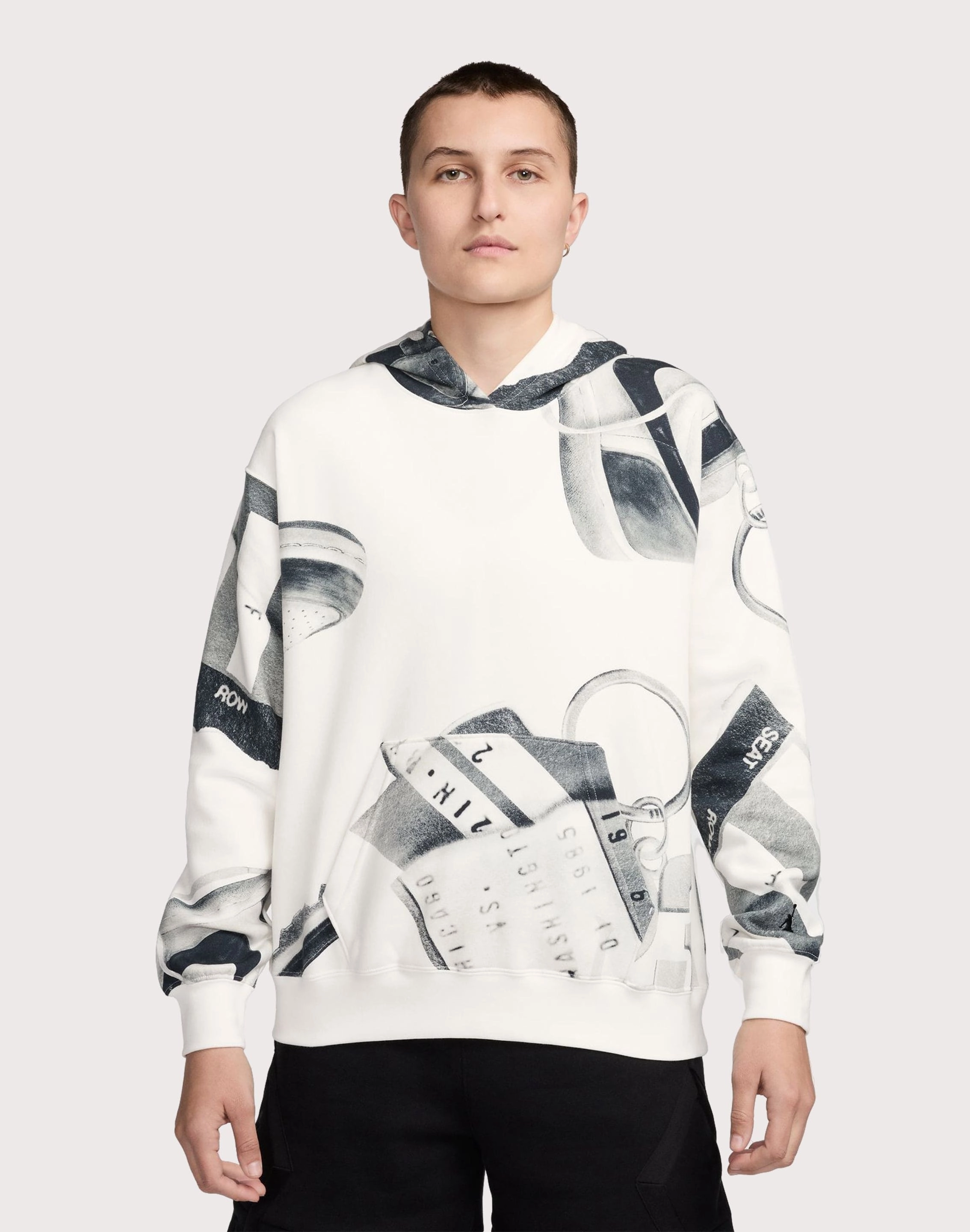 Cotton - made fashion Jordan Brooklyn Fleece Printed Pullover Hoodie Workwear options