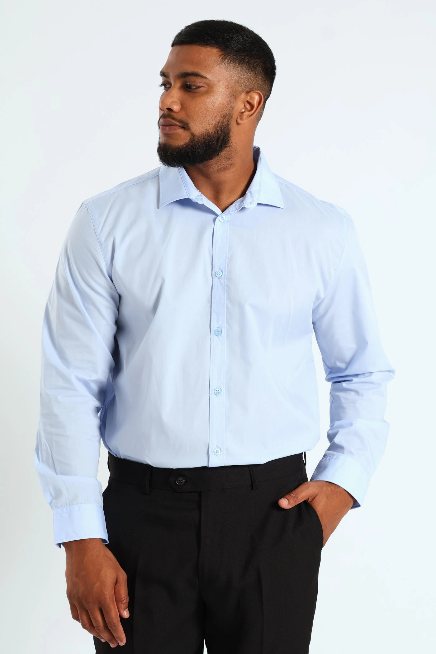 Fashion-forward items Easy Care Shirt - Light Blue Fashion labels